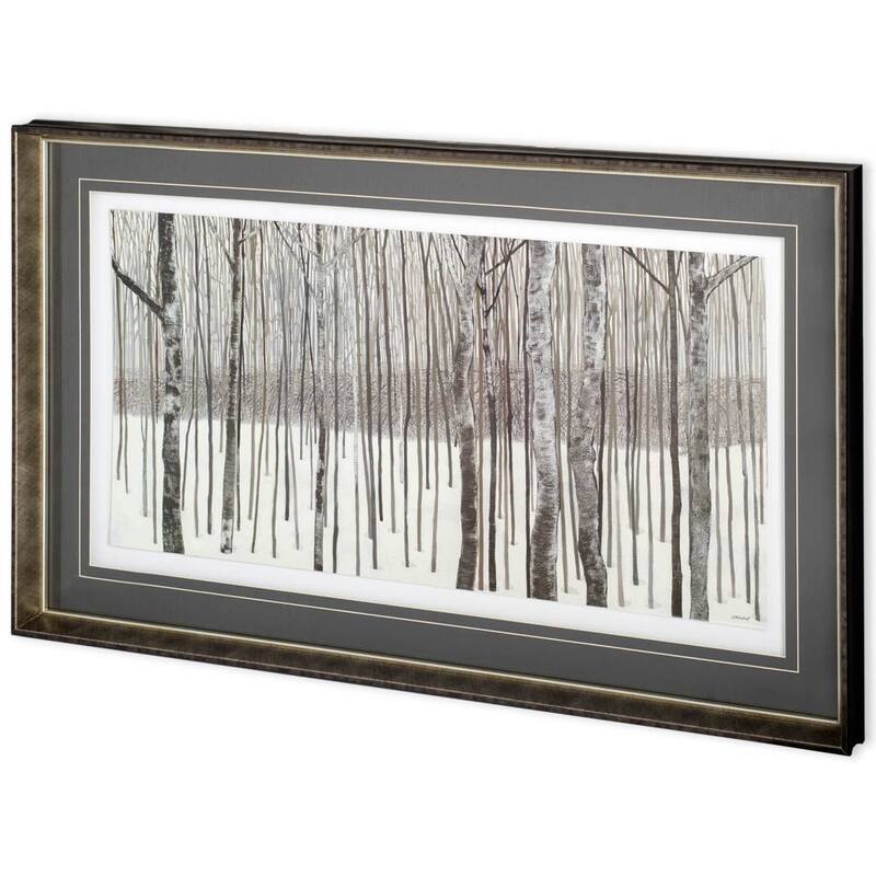 Woods in Winter Framed Art Print