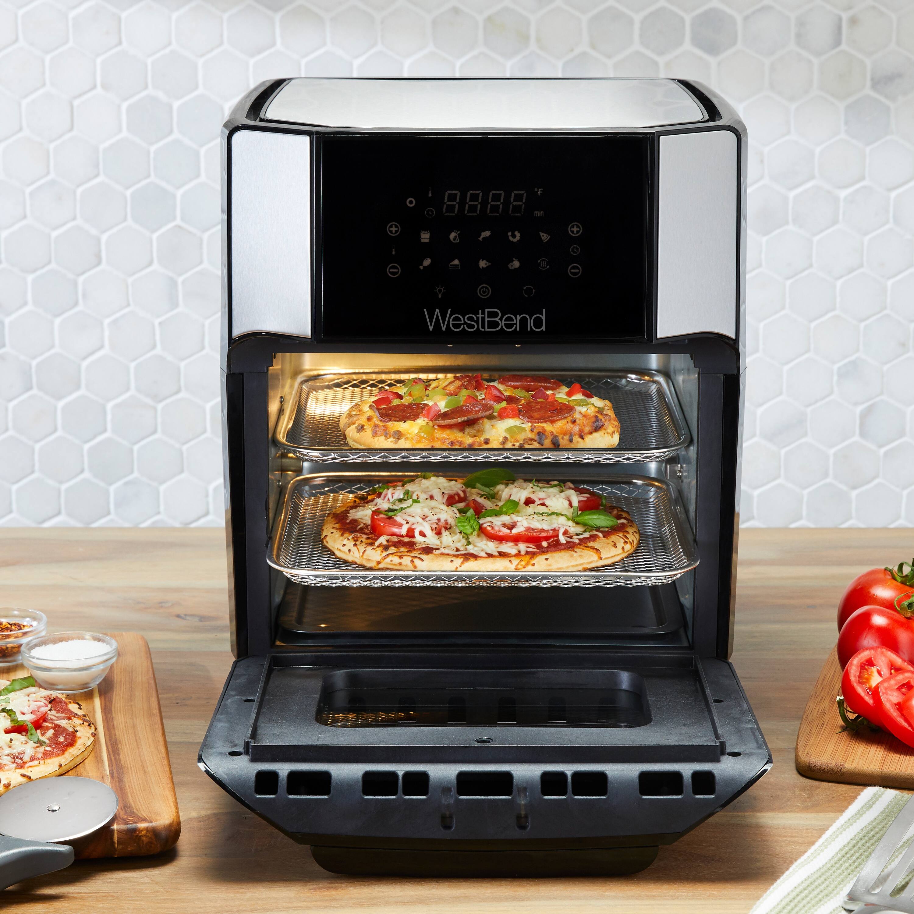 West Bend XL Digital Air Fryer Oven with 10 Presets and 6 Functions, 12