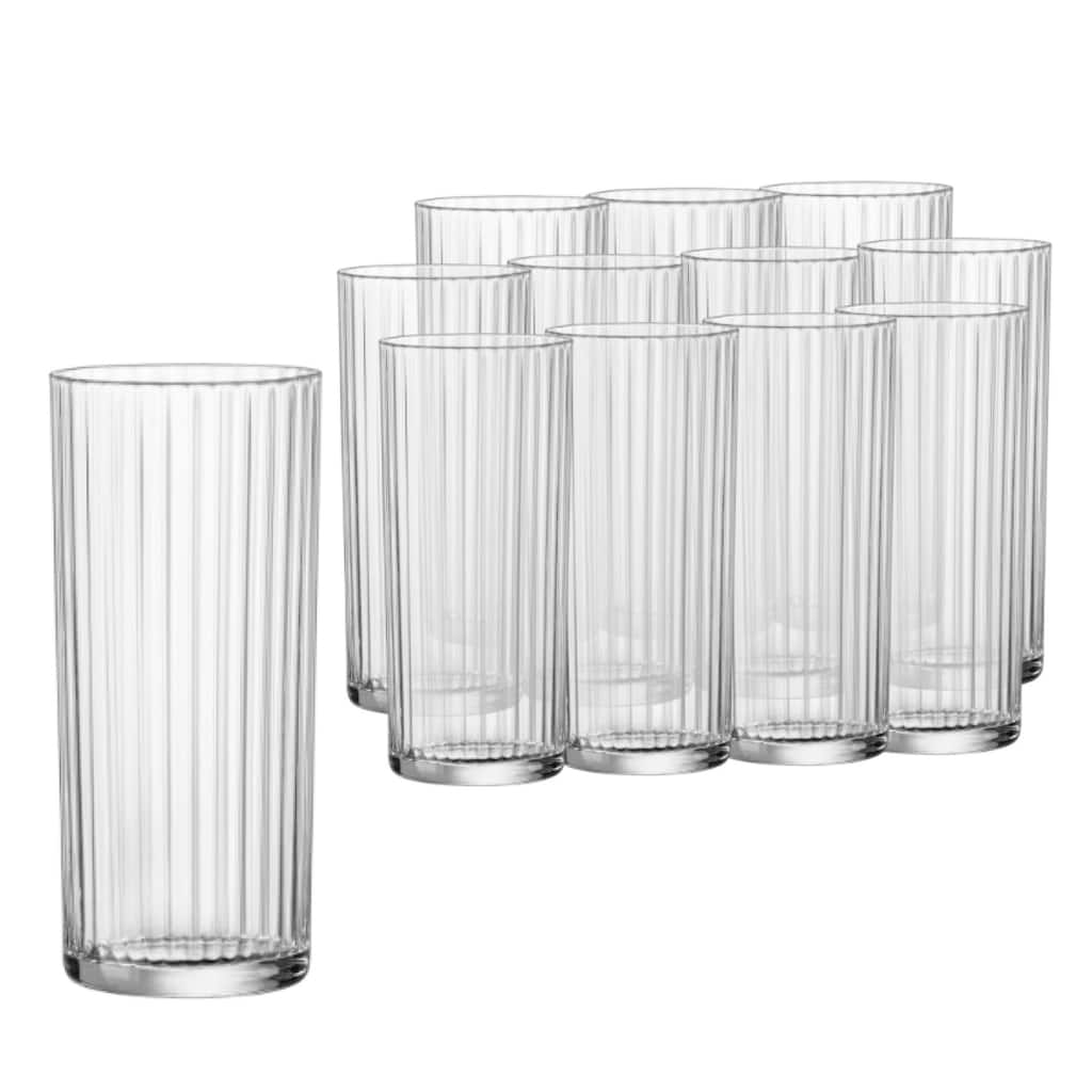 Bormioli Rocco Set of 12 Exclusiva Tom Collins Glasses - 16 oz
