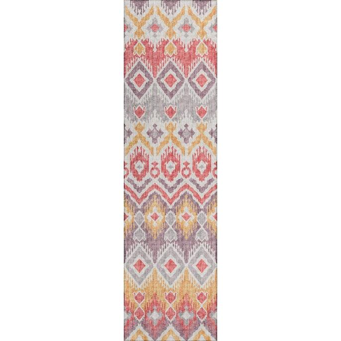 Indoor/ Outdoor Addison Yuma Southwest Ikat Washable Area Rug