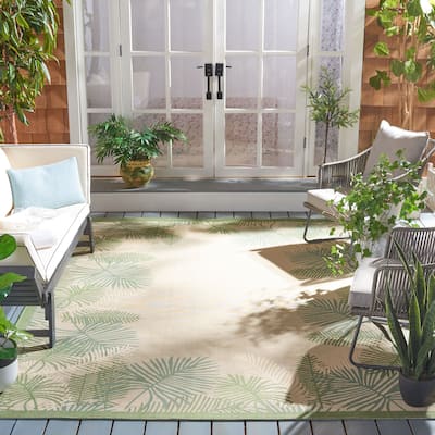 SAFAVIEH Courtyard Wendy Indoor/ Outdoor Waterproof Patio Backyard Rug