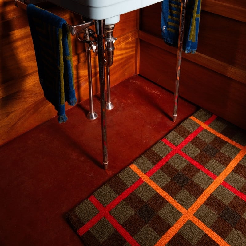 Camp Wandawega Lodge Wool Hook Rug - 24x36"