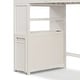 preview thumbnail 8 of 7, Furniture of America Elyra Modern Twin White Solid Pinewood Loft Bed with 3-Drawer Cabinet