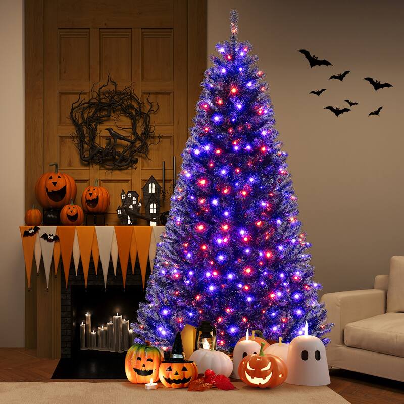 Gymax 6/7/8 Halloween Tree Artificial Decoration Tree w758/1040/1408 - See Details