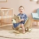 preview thumbnail 2 of 7, Baby Plush Animal Rocker with Pedals in Bear Themed
