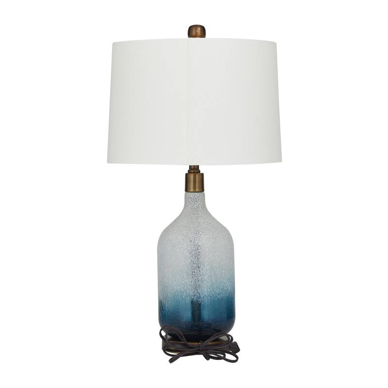 Glass Ombre Room Table Lamp - Set of 2 Blue - Roche River Decor