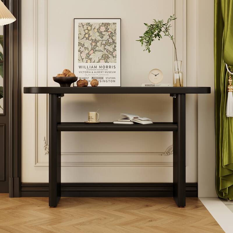 Elegant Minimalist Console Table(Black)