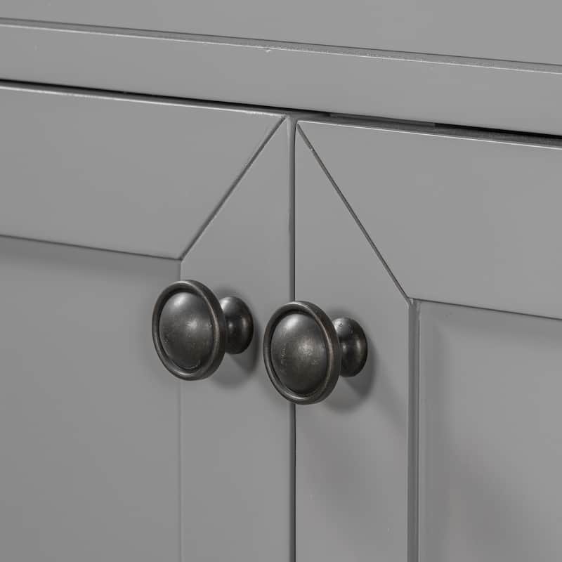 Roomfitters 36" Bathroom Vanity without Sink, Cabinet Base Only, Bathroom Cabinet with Drawers, Solid Frame and MDF Board