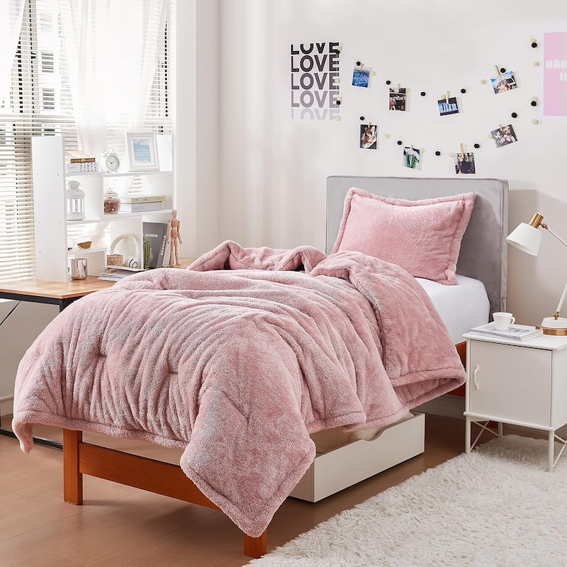 Coma Inducer® Oversized Plush Comforter - Sepia Rose