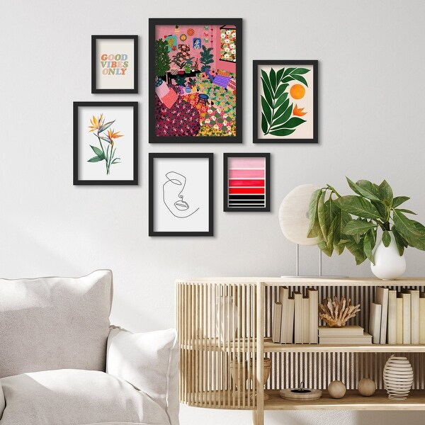Welcome To My Living Room 6 Piece Framed Print Gallery Wall Art