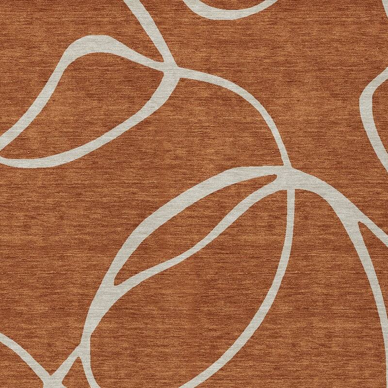 HomeRoots Abstract Transitional Rectangle Outdoor Rug