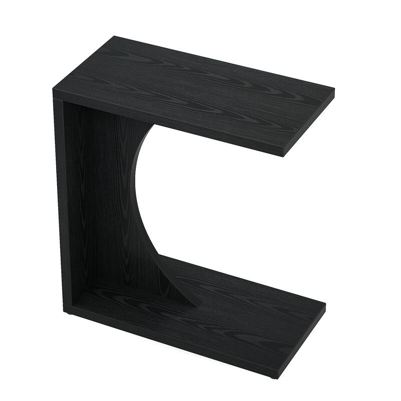 C-Shaped End Table, Sofa Side Table, Living Room Bedroom C Table Accent Side Table