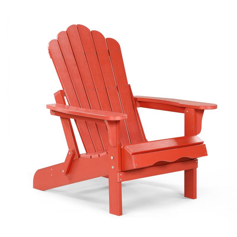Haven Poly Resin Plastic Folding Adirondack Chair (Set of 2)