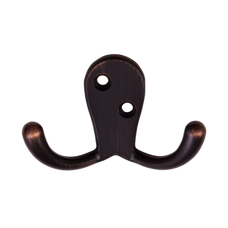 Design House Double Robe Hook - 5 Pack