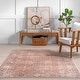preview thumbnail 6 of 9, Nuloom Evalina SpinClean Traditional Cotton Machine Washable Area Rug