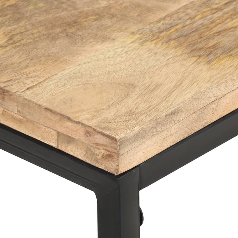 vidaXL Coffee Table 43.3"x23.6"x13.8" Solid Mango Wood - 43.3" x 23.6" x 13.8"