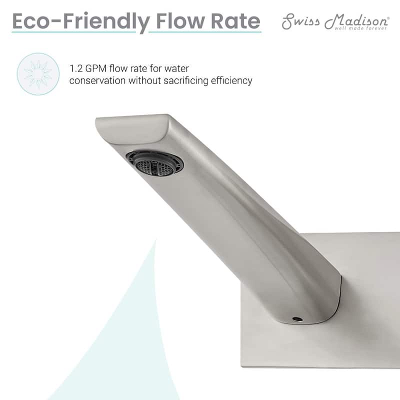 Monaco Single-Handle Wall-Mount Bathroom Faucet