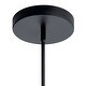 preview thumbnail 5 of 3, Kichler Calters 19.75 inch LED Pendant with Black Finish