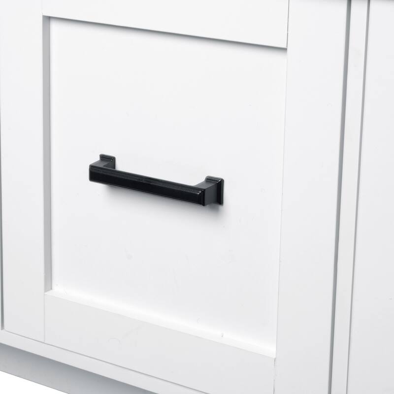 Modern Coat Rack with Storage Bench Entrance Bench with 3 Shelves and Drawers, for Hallway Entryway Living Room