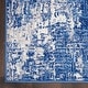preview thumbnail 11 of 18, Nourison Whimsicle Modern Distressed Abstract Blue Ivory Area Rug
