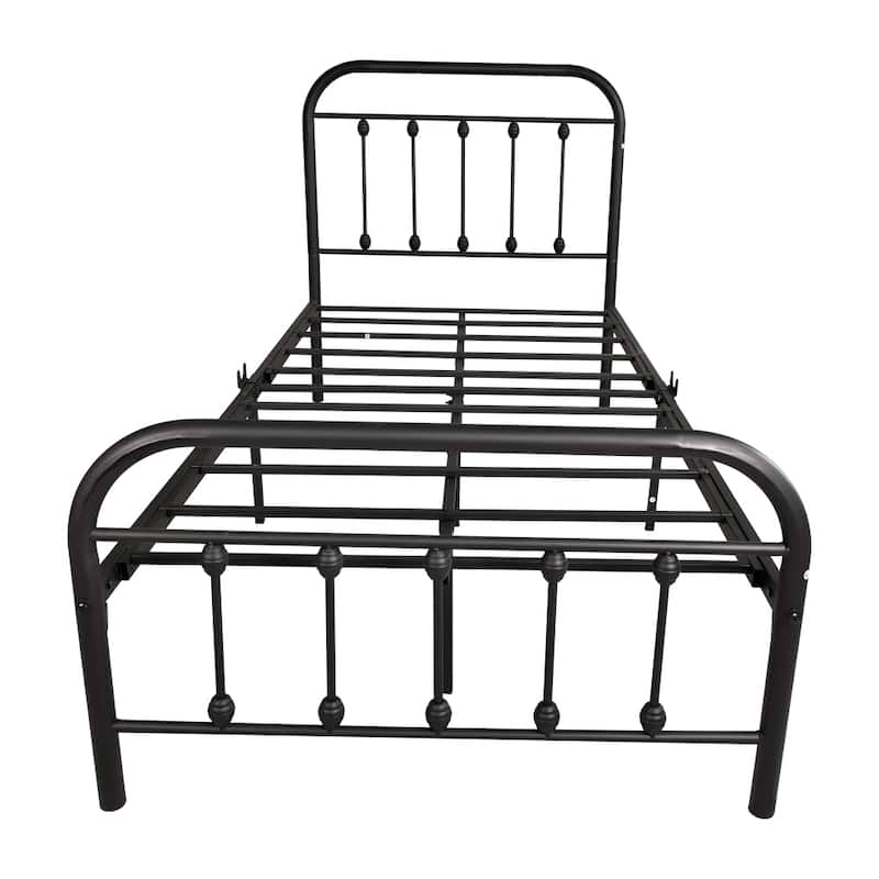 Heavy Duty Steel Twin Metal Bed Frame