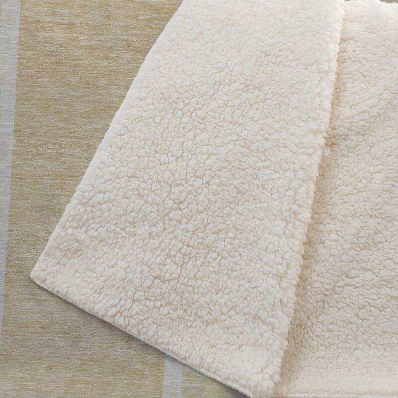 Premium Machine Washable Casual Contemporary Sherpa Throw Blanket