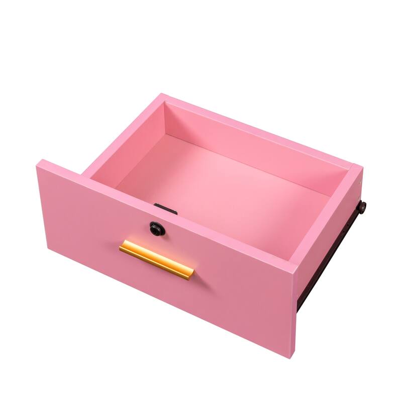 Modern simple hair desk,multi layer storage,large storage space,wooden cabinets are easy to clean, good hardness