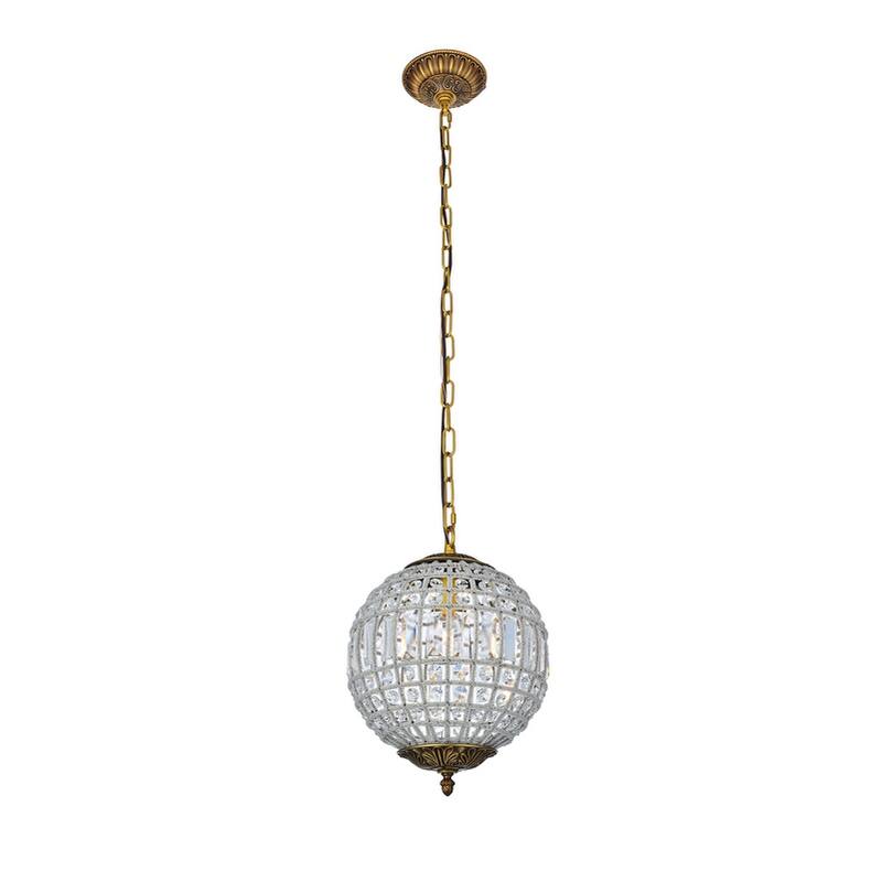 Bombay? Winsted Collection Crystal Globe Pendant Lamp