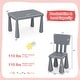 preview thumbnail 3 of 8, Gymax Kids Table & 2 Chairs Set Toddler Activity Play Dining Study