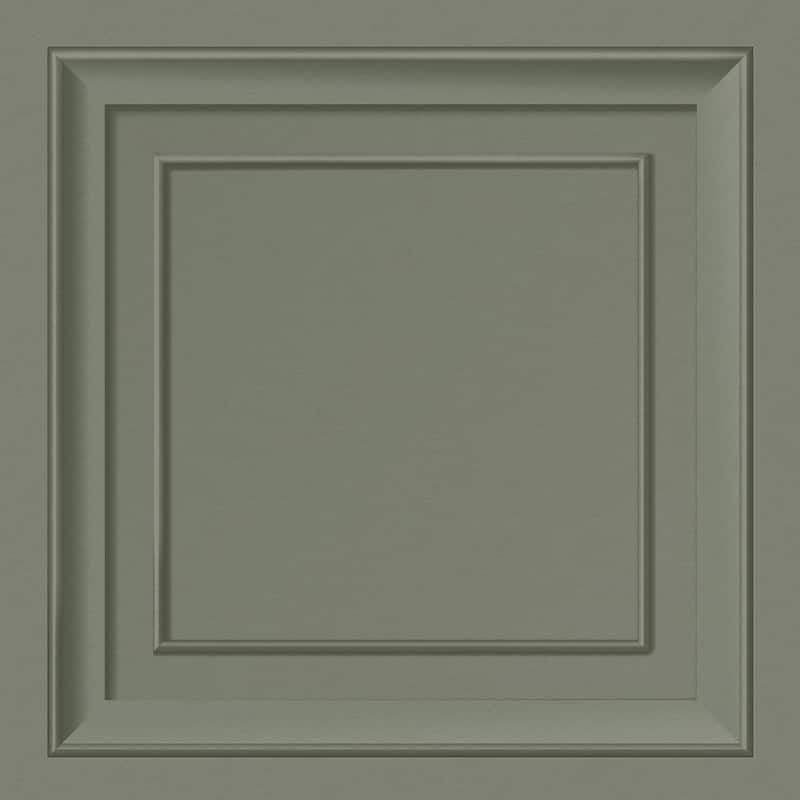 Fine Decor Distinctive Moss Square Panel Wallpaper - N/A