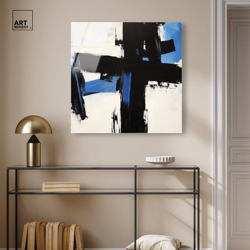 Blue Streak II Acrylic by Art Remedy, Ready to Hang