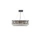 preview thumbnail 8 of 13, Maine 12 Light Chandelier - 28 Inch Black