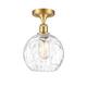 Option Clear Water Glass / Satin Gold