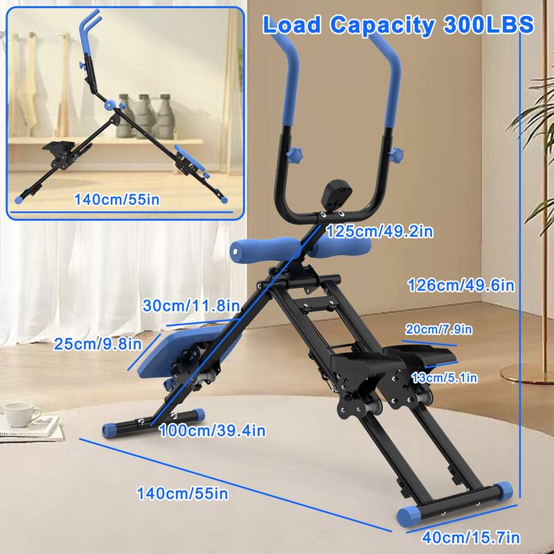 Multifunctional 2-In-1 Stair Stepper And Ab Workout Machine