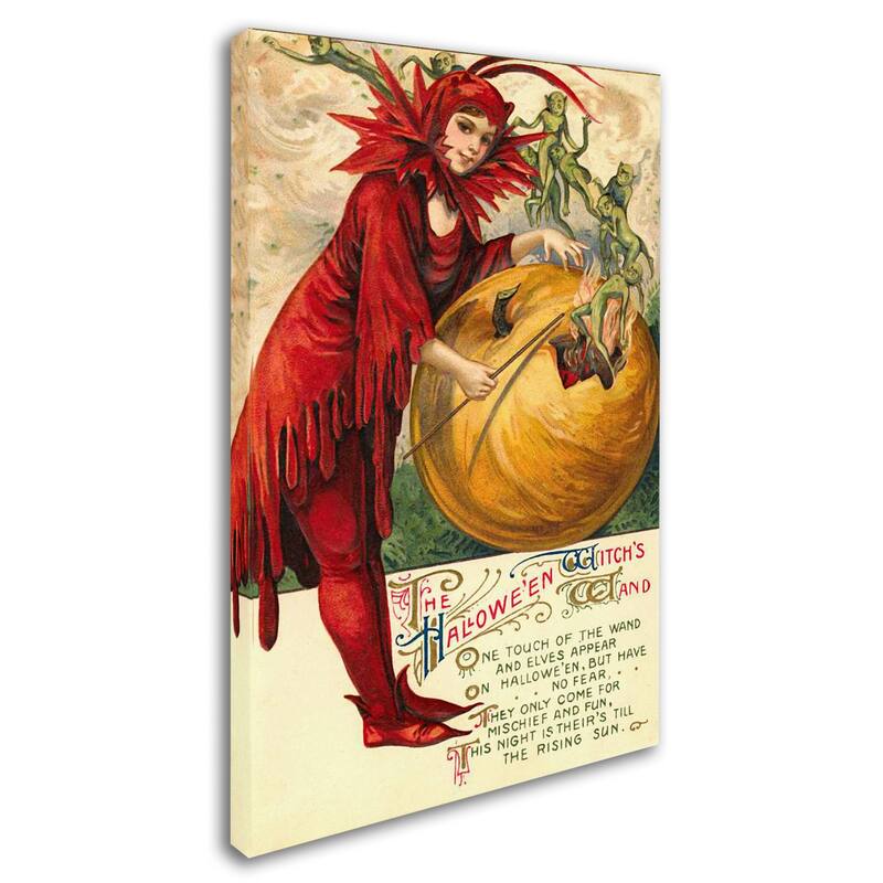 Vintage Apple Collection 'Halloween Twelve' Canvas Art