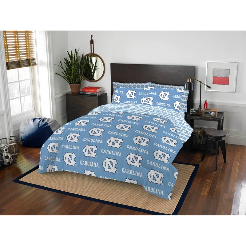 NCAA Rotary 7-piece Queen Bed in a Bag Set