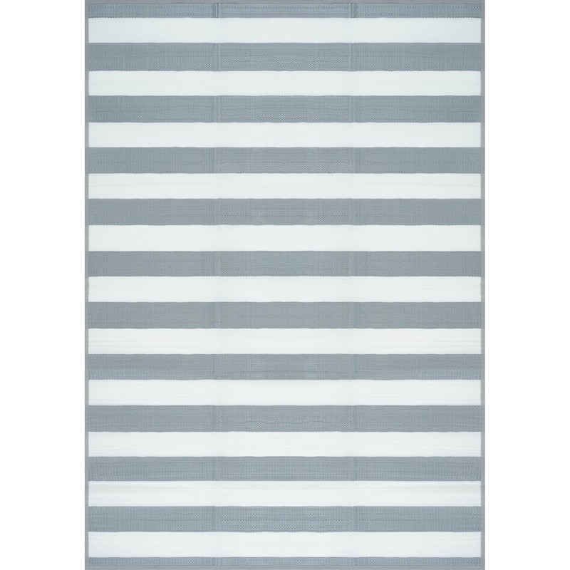 Lalune Beach Stripe Indoor Outdoor Area Rug