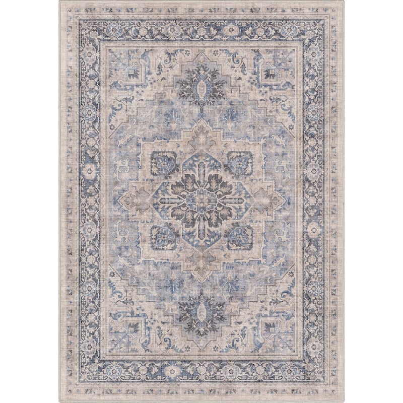 Well Woven Apollo Tirana Medallion Flat-Weave Area Rug