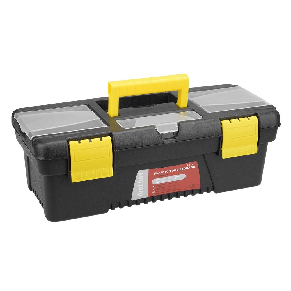 12-inch Tool Box Black//Yellow