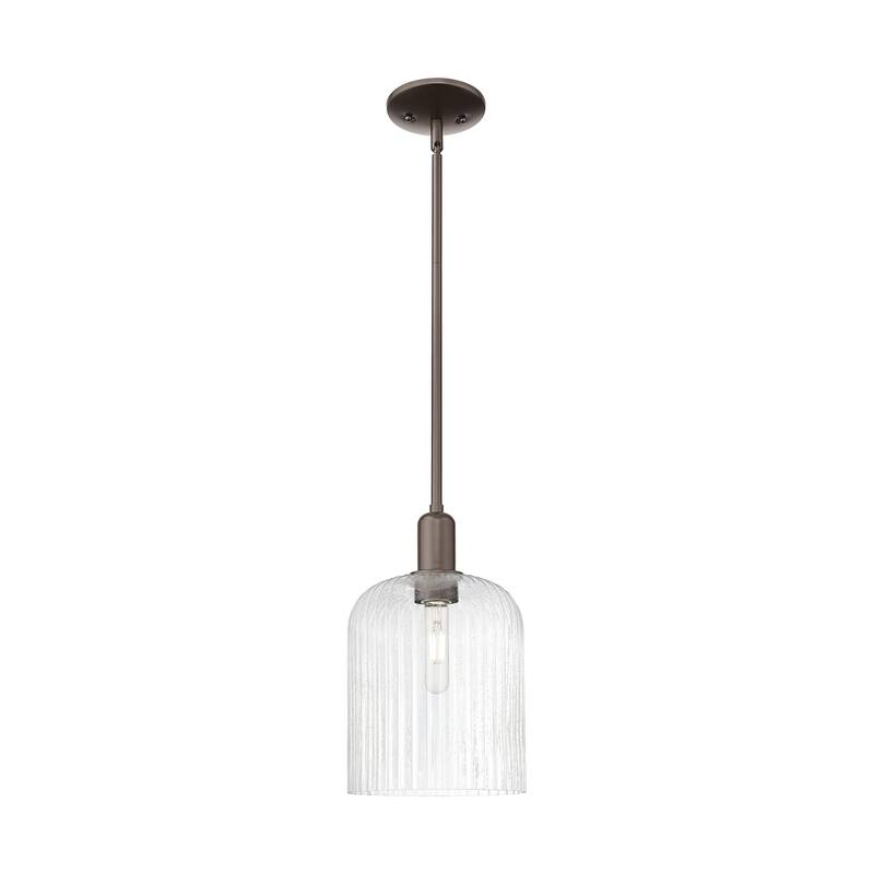 Innovations Lighting Endless Possibilities Arcadia - Bridal Veil - 1 Light 8" Stem Hung Mini Pendant