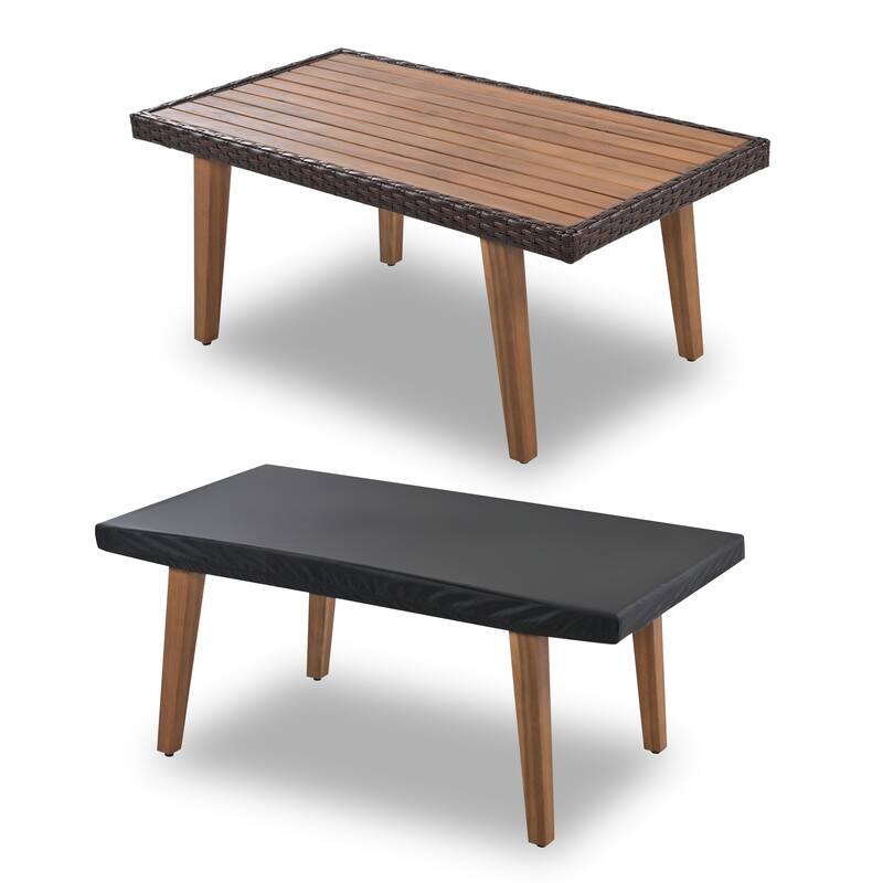 4-Piece Rattan Patio Set: Relax in Outdoor Style