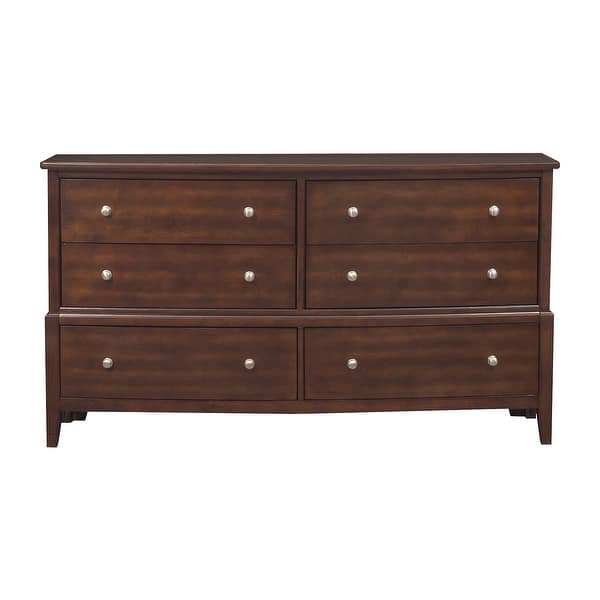 slide 2 of 8, Bedroom Furniture Dark Cherry Finish Wooden Furniture Cherry - 6-drawer