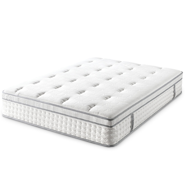 Priage by ZINUS 13 Euro Box Top Pocket Spring Hybrid Mattress On Sale Bed Bath Beyond 37862458