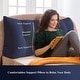 preview thumbnail 65 of 182, WOWMAX Large Reading Wedge Headboard Pillow for Bed Rest Back Support