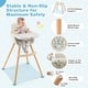 preview thumbnail 12 of 46, Costway 3 in 1 Convertible Wooden High Chair Toddler Feeding Chair - See Details