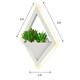 Nordic Led Wall Sconces Modern Green Creative Wall Lamp Green Simulation Plant Home Decoration LED Wall Light