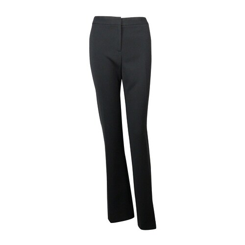 black flare leg dress pants