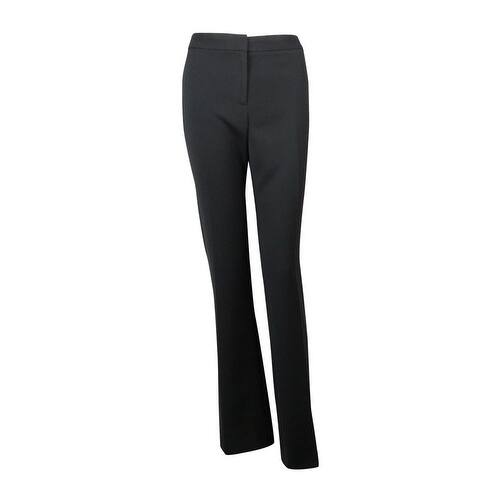 Shop Anne Klein Women S Connoisseur Flare Leg Dress Pants Black