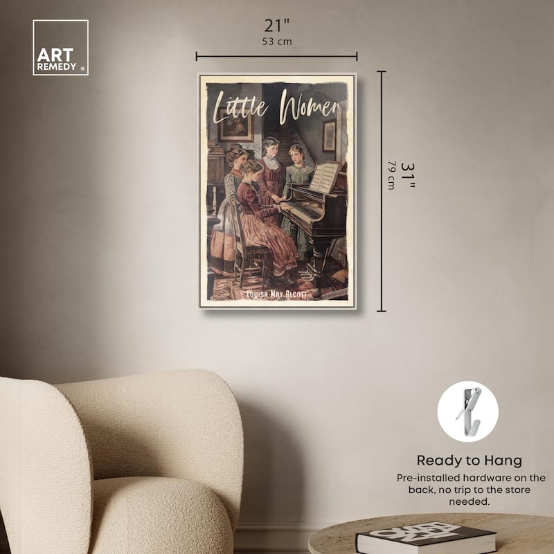 Little Women Canvas by Art Remedy