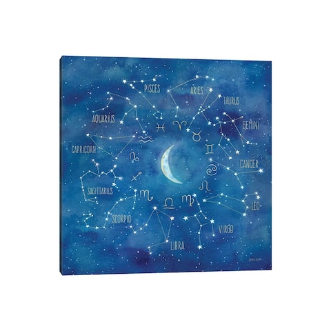 iCanvas "Star Sign With Moon Square" by Cynthia Coulter Canvas Print